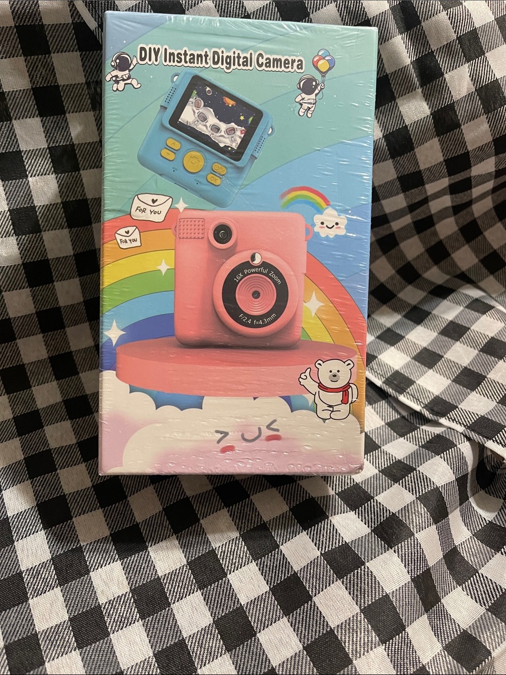DIY Instant Digital Camera for Kids - Pink